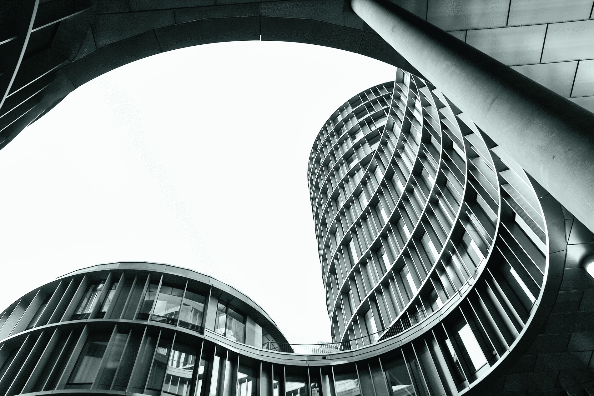 dekoratives Bild mit moderner Architektur
