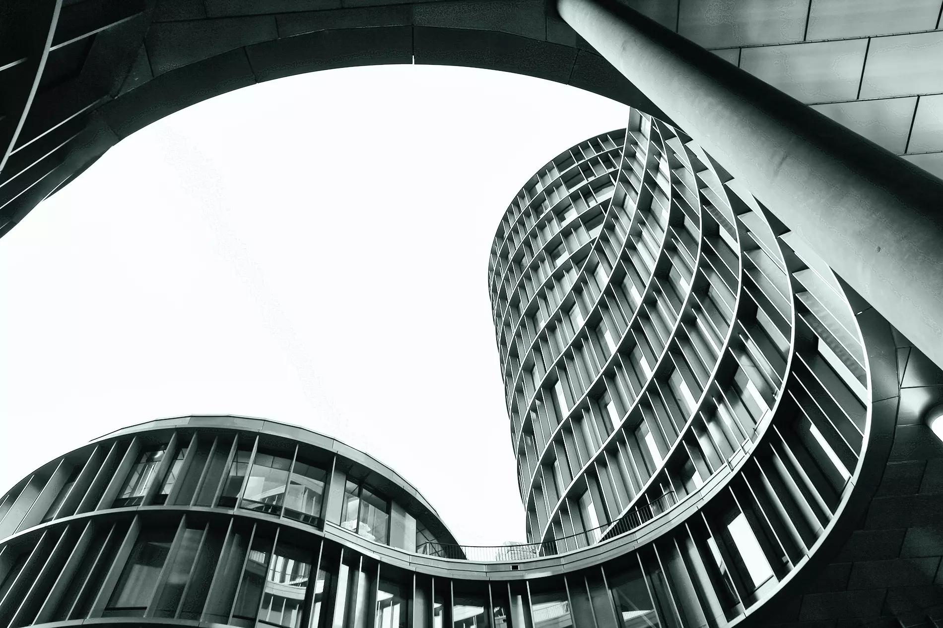 dekoratives Bild mit moderner Architektur