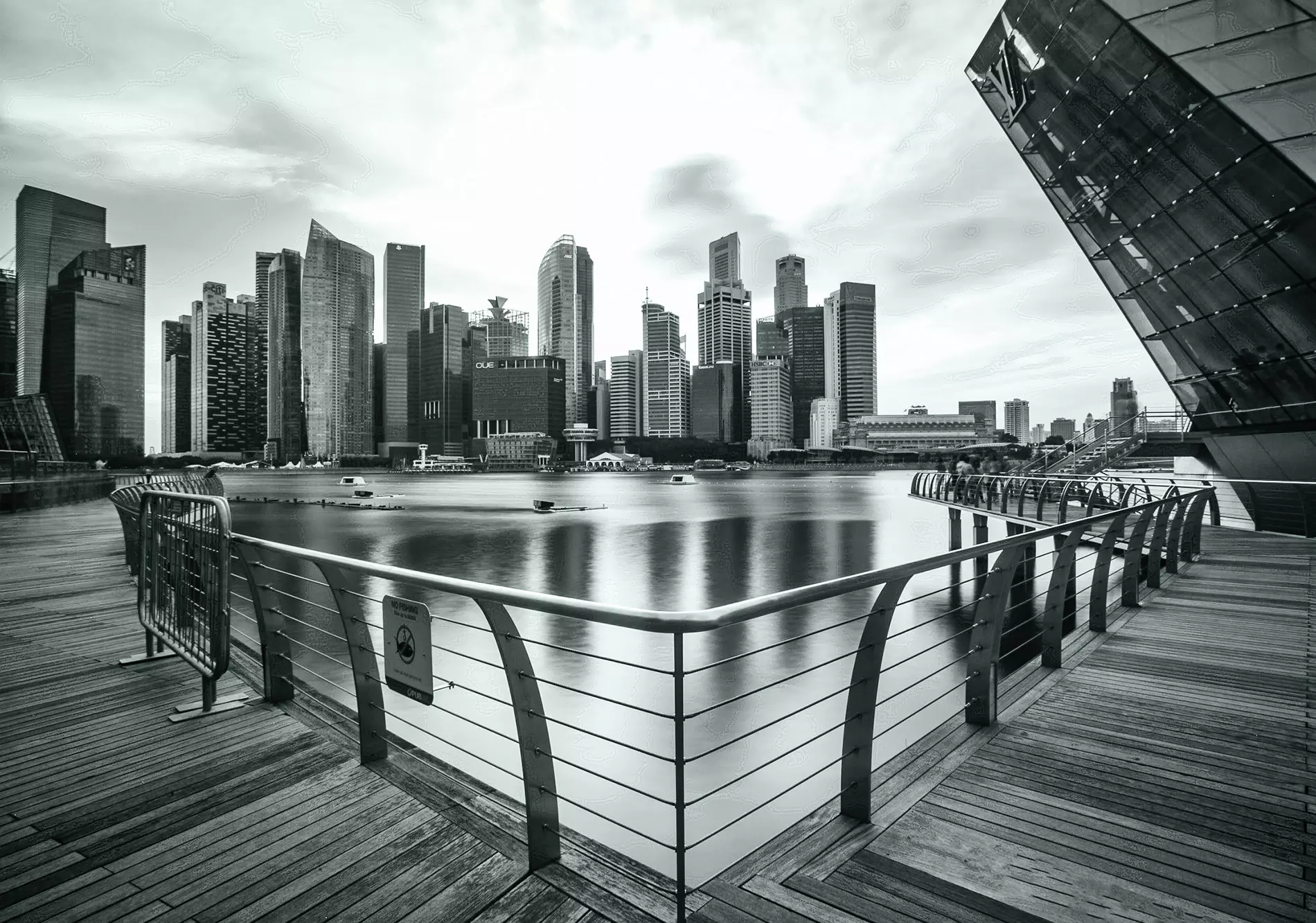 dekoratives Bild mit moderner Architektur