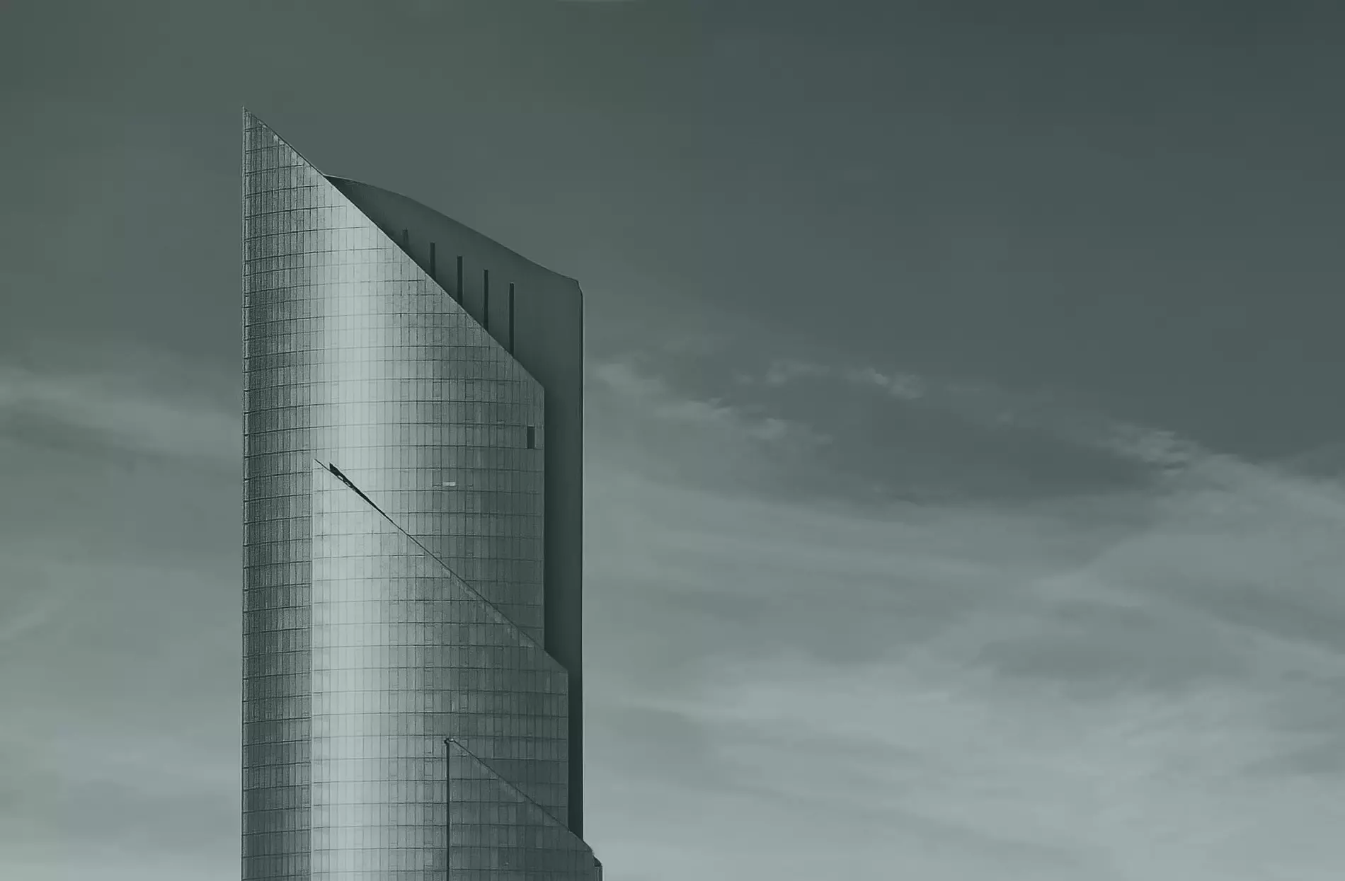 dekoratives Bild mit moderner Architektur
