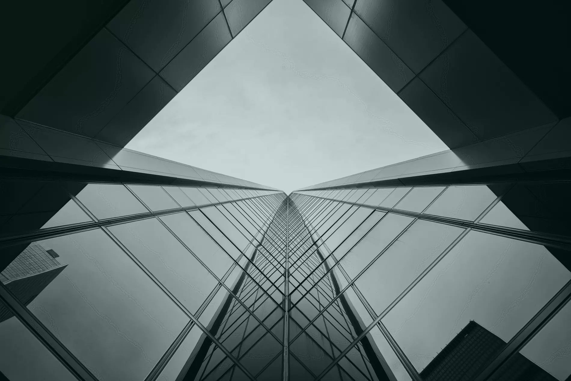 dekoratives Bild mit moderner Architektur