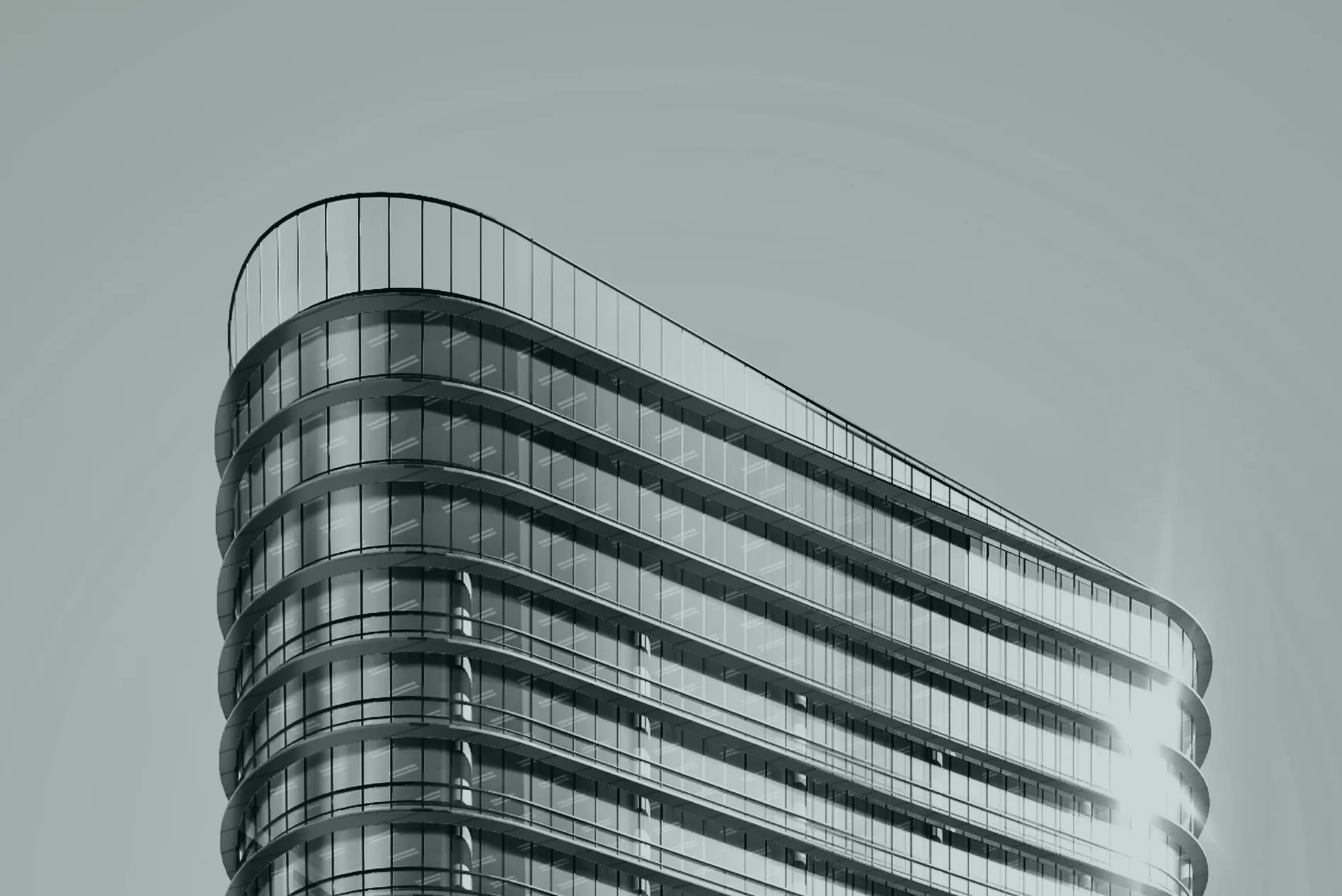 dekoratives Bild mit moderner Architektur