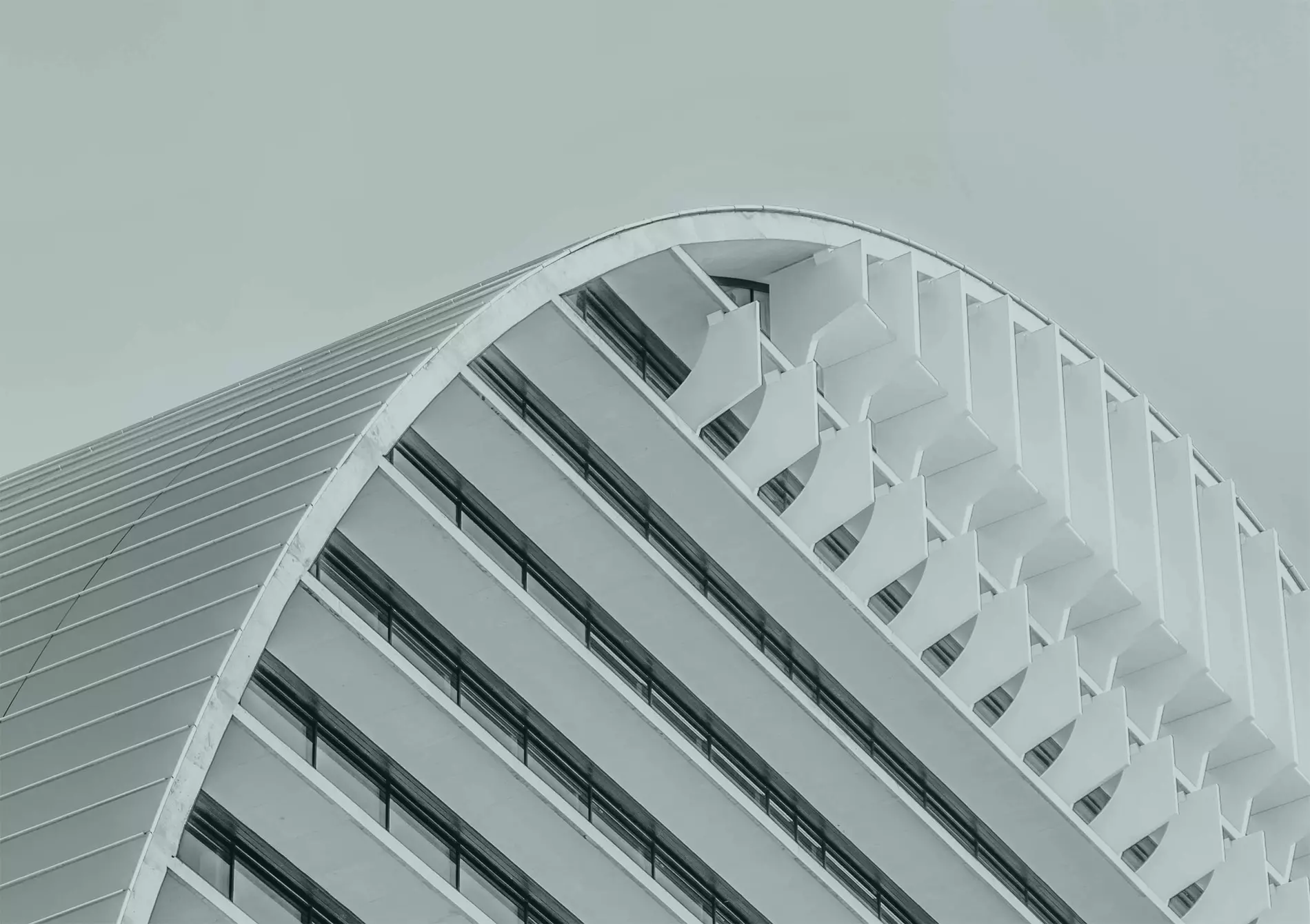 dekoratives Bild mit moderner Architektur