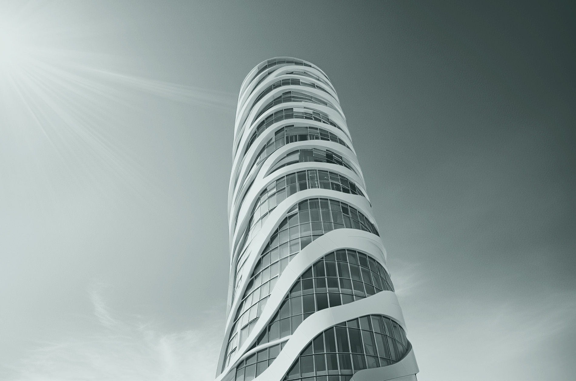 dekoratives Bild mit moderner Architektur