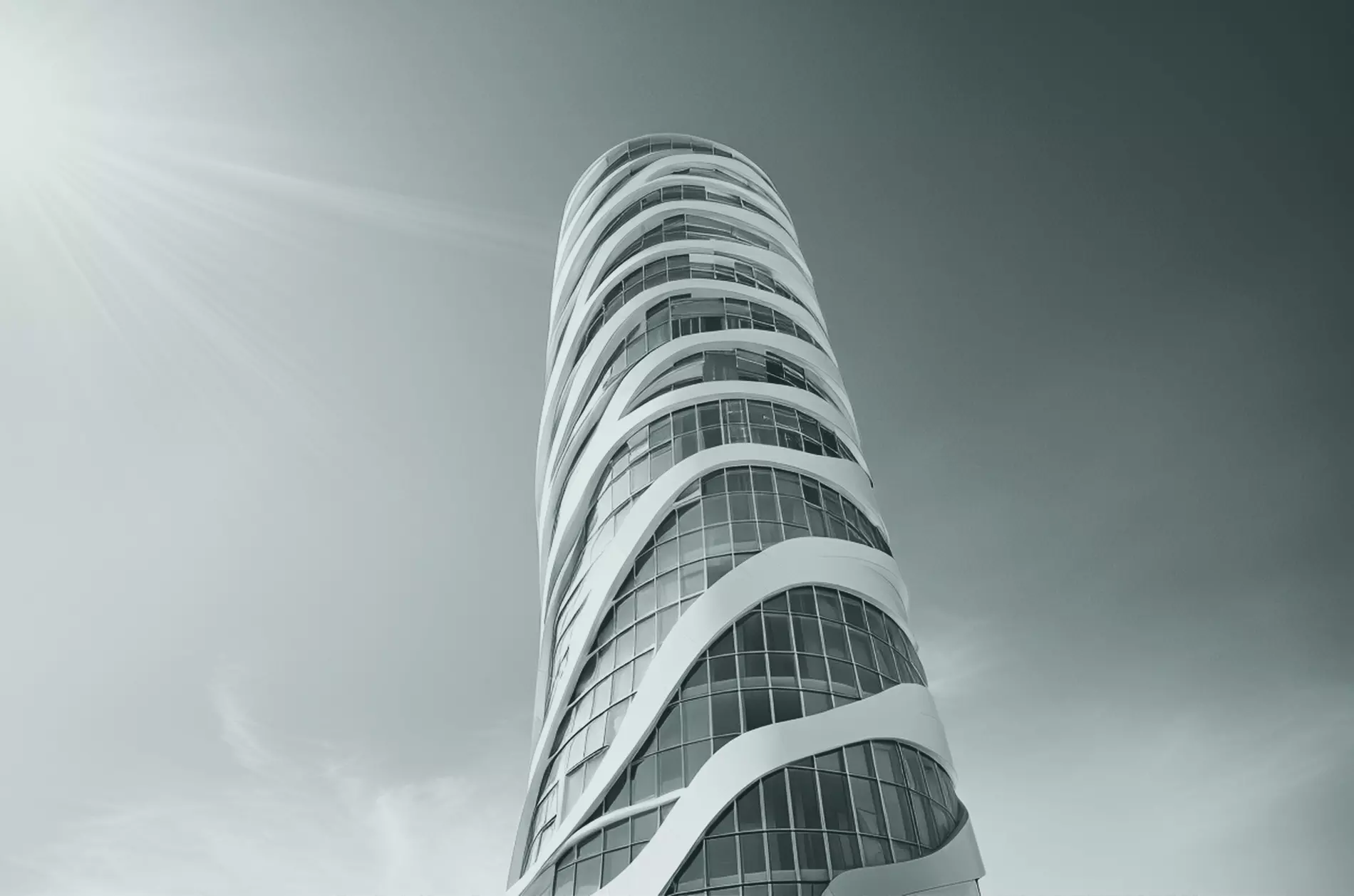 dekoratives Bild mit moderner Architektur
