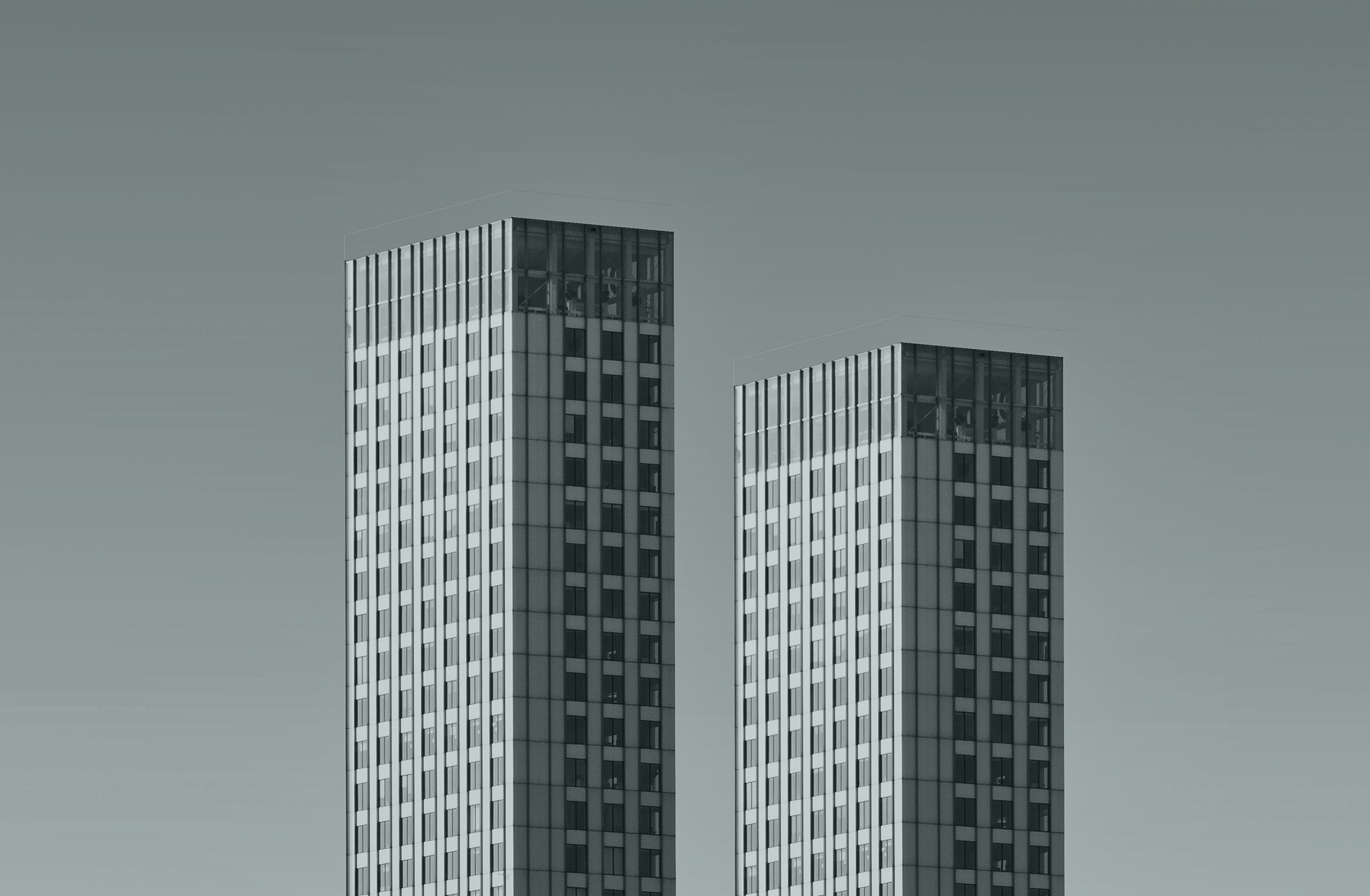 dekoratives Bild mit moderner Architektur
