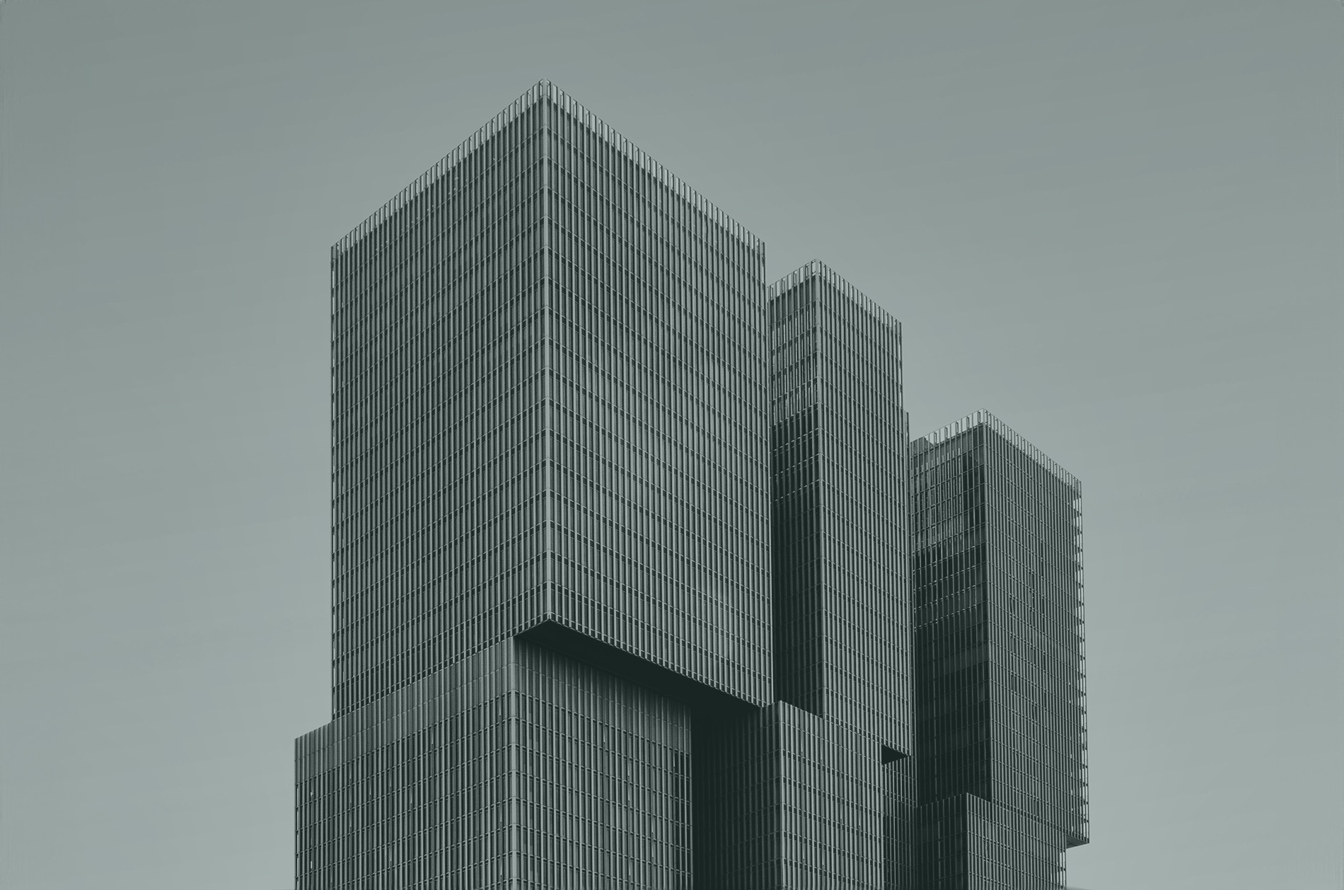dekoratives Bild mit moderner Architektur