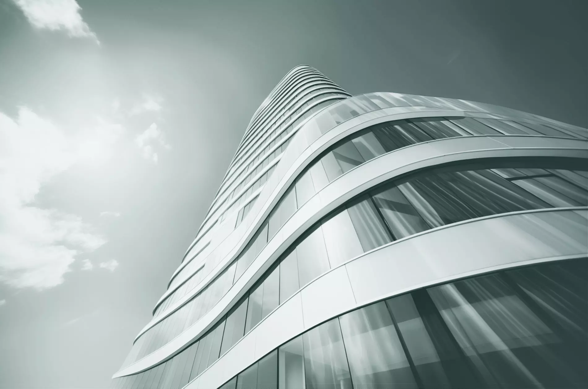 dekoratives Bild mit moderner Architektur