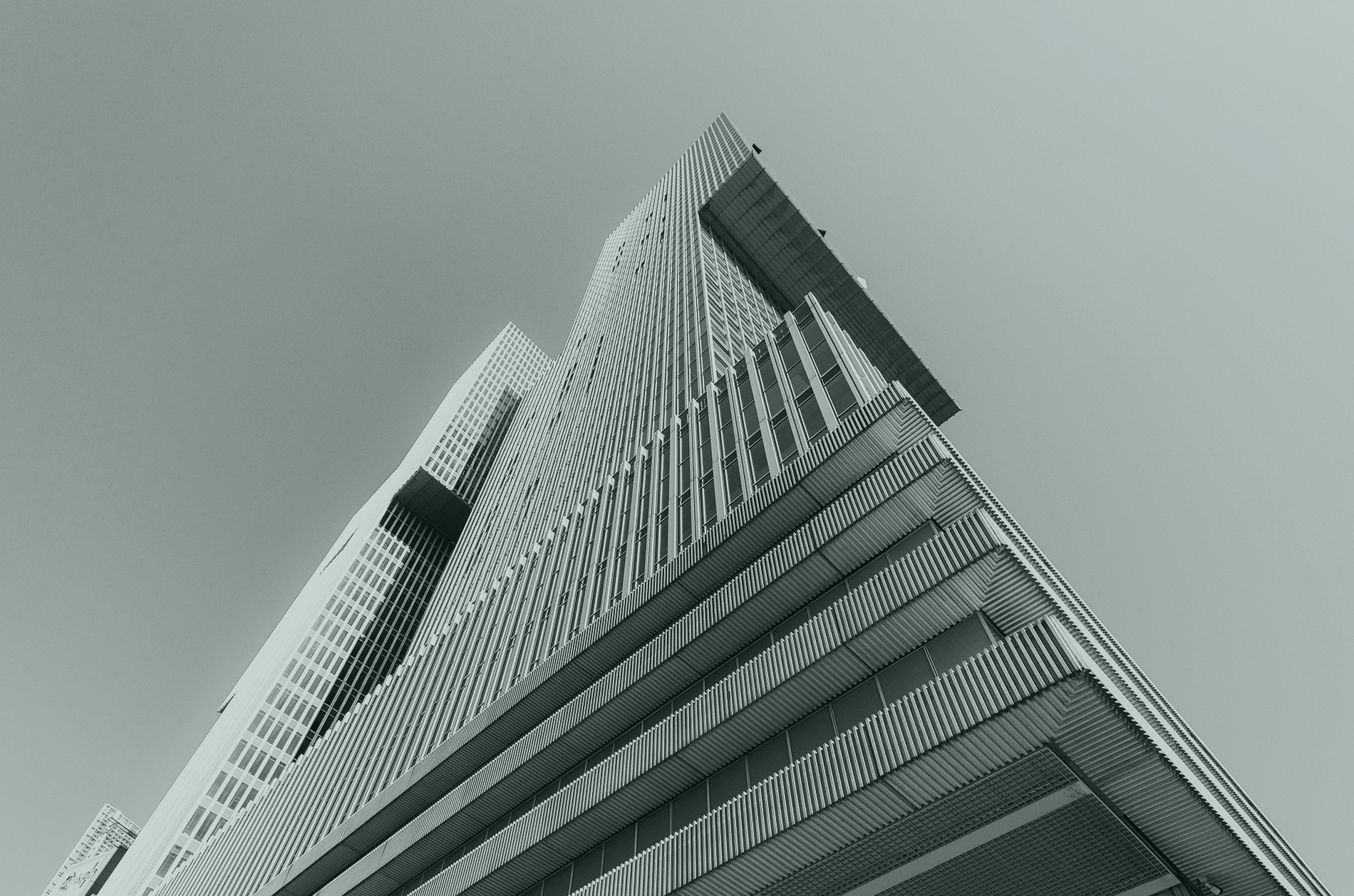 dekoratives Bild mit moderner Architektur
